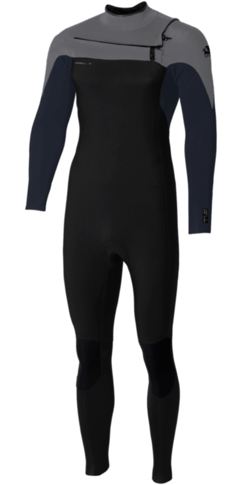 2025 O'Neill Mens Hyperfreak 5/4 Mm Chest Zip Wetsuit 5345